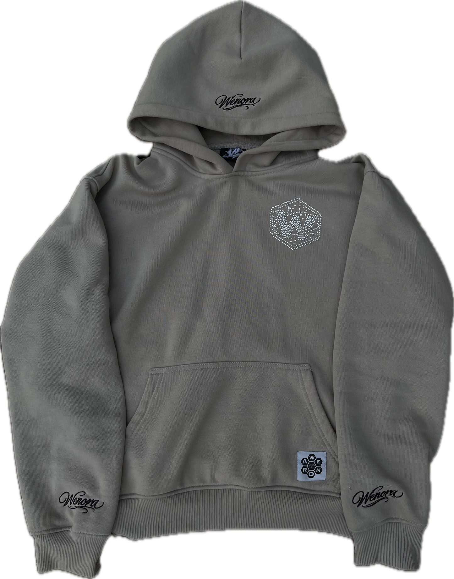 Grey Hexagon Hoodie